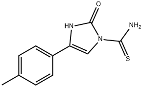 4-Imidazoline-1-carboxamide,  2-oxo-4-p-tolylthio-  (7CI,8CI) Struktur