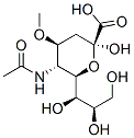 4-O-methyl-N-acetylneuraminic acid 结构式