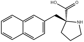 (S)-ALPHA-(2-NAPHTHALENYLMETHYL)-PROLINE-HCL Structure