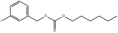 Hexyl m-iodobenzyl=carbonate 结构式