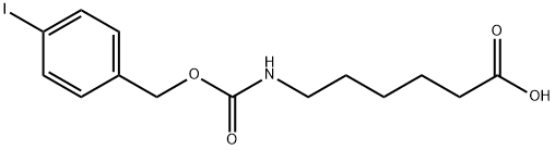 6-[[[(4-Iodophenyl)methoxy]carbonyl]amino]hexanoic acid 结构式