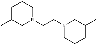 1,1'-ethylenebis[3-methylpiperidine] 结构式