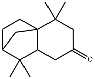 octahydro-1,1,5,5-tetramethyl-7H-2,4a-methanonaphthalen-7-one 结构式