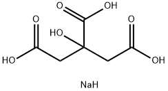 クエン酸トリナトリウム 化学構造式