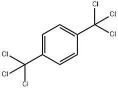 α,α,α,α',α',α'-ヘキサクロロ-p-キシレン 化学構造式