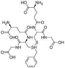 N-(N-L-γ-グルタミル-S-ベンジル-L-システイニル)グリシン 化学構造式