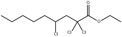 ethyl 2,2,4-trichlorononan-1-oate Structure