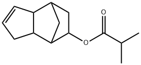 2-メチルプロパン酸(3a,4,5,6,7,7a-ヘキサヒドロ-4,7-メタノ-1H-インデン)-6-イル 化学構造式