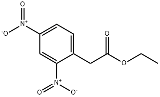 BENZENEACETIC ACID, 2,4-DINITRO-, ETHYL ESTER Struktur