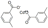ビス(3-メチル安息香酸)カドミウム 化学構造式