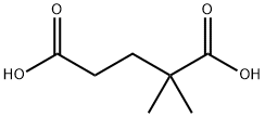 2,2-ジメチルグルタル酸 化学構造式