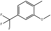 2-メチル-5-(トリフルオロメチル)アニソール 化学構造式
