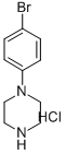 1-(4-溴苯基)哌嗪盐酸盐 结构式