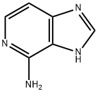 1H-咪唑并(4,5-C)吡啶-4-胺, 6811-77-4, 结构式