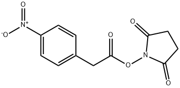 4-ニトロフェニル酢酸N-スクシンイミジル 化学構造式