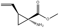 (1R,2S)-1-氨基-2-乙烯基环丙烷甲酸甲酯 结构式