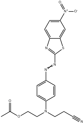 3-[[2-(アセチルオキシ)エチル][4-[(6-ニトロベンゾチアゾール-2-イル)アゾ]フェニル]アミノ]プロピオノニトリル