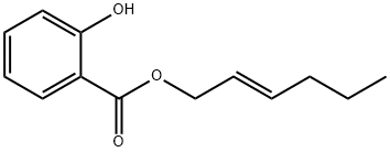 サリチル酸(E)-2-ヘキセニル 化学構造式