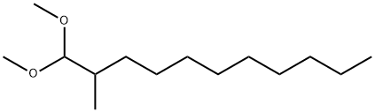 1,1-二甲氧基-2-甲基十一烷, 68141-17-3, 结构式