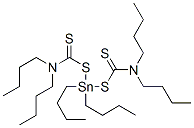 二丁基二((二丁基硫代氨基甲酰)硫代)锡烷, 6821-94-9, 结构式