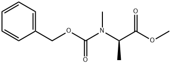 N-Α-カルボベンゾキシ-D-アラニンメチルエステル 化学構造式