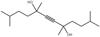 2,5,8,11-二甲基-6-十二炔-5,8-二醇 结构式