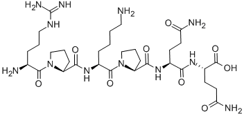 Substance P (1-6) 结构式