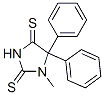 1-Methyl-5,5-diphenyl-2,4-imidazolidinedithione Structure