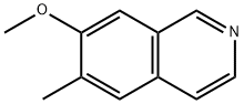 Isoquinoline, 7-methoxy-6-methyl- (9CI) 结构式