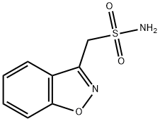 唑尼沙胺 结构式
