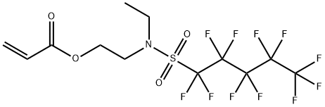 2-[ethyl[(undecafluoropentyl)sulphonyl]amino]ethyl acrylate 结构式