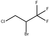 2-BROMO-3-CHLORO-1,1,1-TRIFLUOROPROPANE Struktur