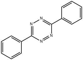 3,6-ジフェニル-1,2,4,5-テトラジン 化学構造式