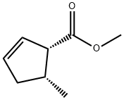 2-Cyclopentene-1-carboxylicacid,5-methyl-,methylester,cis-(9CI) 结构式