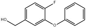 M-PHENOXY-P-FLUOROBENZYL ALCOHOL Structure