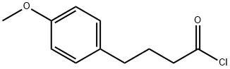 4-(4-メトキシフェニル)ブチリルクロリド 化学構造式