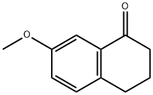 7-甲氧基-1-萘满酮 结构式
