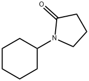 1-シクロヘキシル-2-ピロリドン 化学構造式