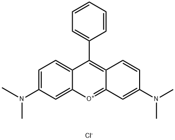 3,6-二(二甲基氨基)-9-苯基吨氯化物, 6837-70-3, 结构式