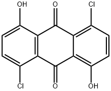 1,5-dichloro-4,8-dihydroxyanthraquinone Structure