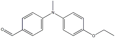 4-((4-ethoxyphenyl)(methyl)amino)benzaldehyde Struktur