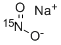 亜硝酸ナトリウム (15N, 98%+) 化学構造式