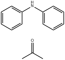 2-丙酮二苯胺反应产物 结构式