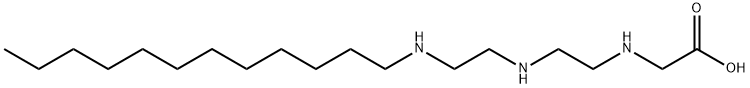 月桂基二亚乙二氨基甘氨酸, 6843-97-6, 结构式