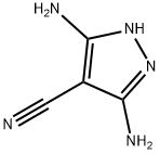 1H-Pyrazole-4-carbonitrile, 3,5-diamino- Structure