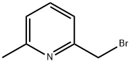 2-(ブロモメチル)-6-メチルピリジン 化学構造式