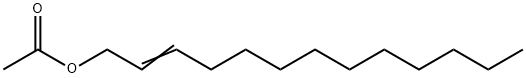 酢酸2-トリデセニル 化学構造式