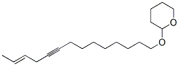 (E)-tetrahydro-2-(12-tetradecen-9-ynyloxy)-2H-pyran 结构式