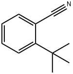 2-(1,1-Dimethylethyl)benzonitrile Struktur