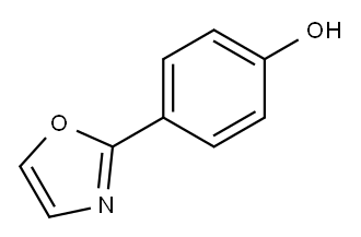 4-恶唑苯酚 结构式